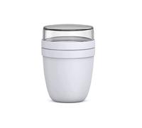 Mepal Pot à déjeuner Ellipse - Gobelet à yaourt et muesli personnalisés avec nom - Gobelet à emporter - Passe au congélateur, au micro-ondes et au lave-vaisselle - 500 ml + 200 ml - Mauve vif
