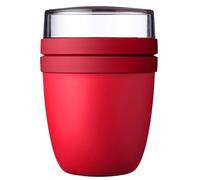 Mepal - Pot à déjeuner Ellipse - Gobelet à yaourt pratique et gobelet à céréales - Compartiments pour yaourt et céréales - Convient au congélateur, au micro-ondes et au lave-vaisselle - 500 ml + 200