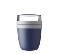 Mepal - Pot à déjeuner Ellipse - Nordic denim - bol à muesli pratique 500 ml, pot à yaourt, boîte à déjeuner - convient au congélateur, au micro-ondes et au lave-vaisselle