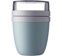 Mepal - Pot à déjeuner Ellipse - Vert nordique - Tasse à céréales pratique de 500 ml - Tasse à yaourt - Convient pour congélateur, micro-ondes et lave-vaisselle 700 ml