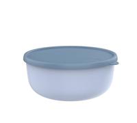 Mepal - Récipient pour micro-ondes Lumina - Boîte hermétique alimentaire avec couvercle pour frigo, congélateur, four vapeur, micro-ondes et lave-vaisselle - Bol de service - 3000 ml - Nordic blue