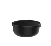 Mepal - Récipient pour micro-ondes Lumina - Boîte hermétique alimentaire avec couvercle pour frigo, congélateur, four vapeur, micro-ondes et lave-vaisselle - Bol de service - 1500 ml - Nordic black