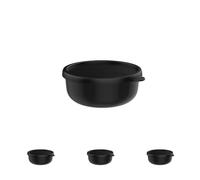 Mepal - Récipient pour micro-ondes Lumina - Boîte hermétique alimentaire avec couvercle pour frigo, congélateur, four vapeur, micro-ondes et lave-vaisselle - Bol de service - 750 ml - Nordic black