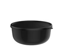 Mepal - Récipient pour micro-ondes Lumina - Boîte hermétique alimentaire avec couvercle pour frigo, congélateur, four vapeur, micro-ondes et lave-vaisselle - Bol de service - 3000 ml - Nordic black