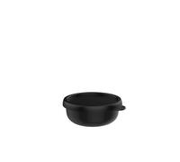 Mepal - Récipient pour micro-ondes Lumina - Boîte hermétique alimentaire avec couvercle pour frigo, congélateur, four vapeur, micro-ondes et lave-vaisselle - Bol de service - 250 ml - Nordic black