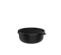 Mepal - Récipient pour micro-ondes Lumina - Boîte hermétique alimentaire avec couvercle pour frigo, congélateur, four vapeur, micro-ondes et lave-vaisselle - Bol de service - 750 ml - Nordic black