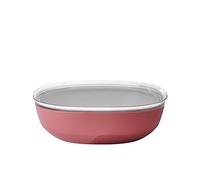 Mepal - Saladier avec couvercle Silueta - Lavable au lave-vaisselle et résistant au micro-ondes - Plat de service - Plats à tapas - Vaisselle - 4000 ml - Vivid mauve