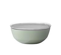 Mepal - Saladier avec couvercle Silueta - Lavable au lave-vaisselle et résistant au micro-ondes - Plat de service - Plats à tapas - Vaisselle - 5000 ml - Nordic sage