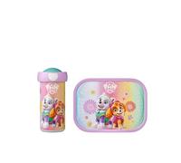 Mepal - Set Déjeuner Campus - Set Déjeuner pour Enfants avec Tasse et Panier-repas - Set Déjeuner pour L'école - Lavable au Lave-vaisselle et Sans BPA - 300 ml + 750 ml - Paw Patrol Girls