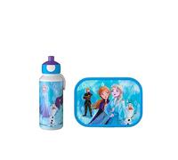Mepal - Set Déjeuner Campus - Set de Déjeuner pour Enfants avec Bouteille de Boisson Pop-up et Panier-repas - Set de Déjeuner pour L'école - BPA-free - 400 ml + 750 ml - Frozen 2