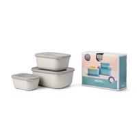 Mepal set cirqula rectangulaire 3-pièces (750+1500+3000) - nordic white