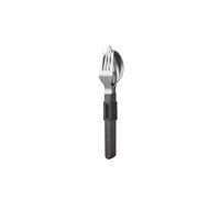 Mepal Set de couverts Silueta 3 pièces - Lavable au lave-vaisselle avec support - Nordic black