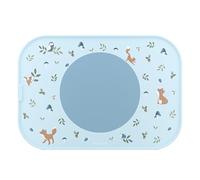 Mepal - Set de Table Mio Little Dutch - Cercle antidérapant maintient Les Objets en Place - Facile à Nettoyer, Le Cercle Peut être retiré - Matériau Robuste - Passe au Lave-Vaisselle - Forest Friends
