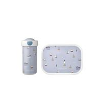 Mepal - Set Déjeuner Campus Little Dutch - Set pour Enfants avec Tasse et Panier-repas - Set Déjeuner pour L'école - Lavable au Lave-vaisselle et Sans BPA - 300 ml + 750 ml - Sailors Bay