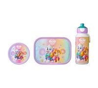 Mepal - Kit de pause campus pour enfants avec gourde pop-up, boîte à déjeuner et boîte à fruits - Ensemble repas pour l'école ou les déplacements - Passe au lave-vaisselle - 400 + 750 + 300 ml - Paw