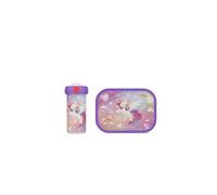 Mepal - Set Déjeuner Campus - Set Déjeuner pour enfants avec Tasse et Panier-Repas - Set de Déjeuner pour l'École - Lavable au lave-Vaisselle et sans BPA - 300 ml et 750 ml - unicorn Glow