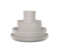 Mepal Silueta Service de table 8 pièces - Vaisselle d'extérieur - Blanc