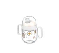 Mepal - Tasse anti-goutte Mio - Étanche - Couvercle transparent pour une utilisation en déplacement - Poignées à prise facile - Bec verseur souple - 200 ml - Sunshine & Rainbow
