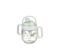 Mepal - Gobelet d'apprentissage anti-goutte Mio Little Dutch - Anti-fuite - Sécurisé avec un couvercle transparent pour une utilisation sûre en déplacement - Poignées faciles à tenir - 200 ml - Little
