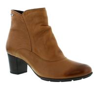Mephisto - Bottine Beige à Fermeture Éclair Latérale - Femme - Chaussures - Brun - Taille: 36 EU