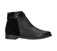 Mephisto - Bottines HOURIA noires en synthétique - Hauteur du talon - Fermeture éclair - 1,5, Noir , 39 EU