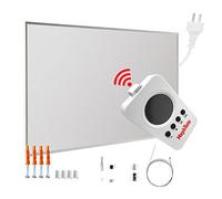 Mephisto Chauffage infrarouge, chauffage mural et plafond, économie d'énergie, chauffage électrique, télécommande et thermostat inclus, contrôle de l'application WiFi 300-1200W, puissance en watts 800