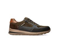 Mephisto - Chaussure de sport à fermeture éclair Bradley en cuir marron foncé - Hauteur du talon Fermeture éclair Lacets - 1.5 pouces, marron foncé, 47 EU