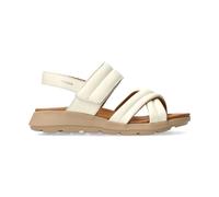 Mephisto, Femme, Chaussures, Beige, Taille: 41 EU Sandalette Blanche Sportive - Fermeture Velcro