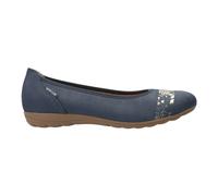 Mephisto, Femme, Chaussures, Bleu, Taille: 42 EU Chaussures de Ballet en Nubuck Bleu pour Femmes