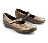 Mephisto, Femme, Chaussures, Brun, Taille: 40 1/2 EU Chaussure en cuir bronze pour femme avec fermeture velcro