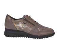 Mephisto, Femme, Chaussures, Gris, Taille: 42 1/2 EU Baskets en cuir confortables en Taupe