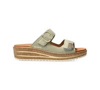 Mephisto, Femme, Chaussures, Vert, Taille: 35 EU Sandale femme en daim vert largeur confort