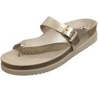 Mephisto Femme Helen Mix Cuir Gold Des Sandales 40 EU