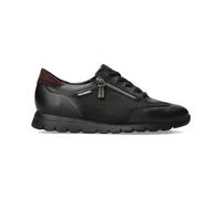 Mephisto - Fermeture baskets Donia noir en cuir - Hauteur du talon - Fermeture éclair Lacets - 1,5, Noir , Taille 40