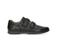 Mephisto, Homme, Chaussures, Noir, Taille: 47 1/2 EU Chaussures en Cuir Noir à Fermeture Velcro pour Homme