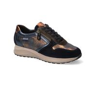 Mephisto KIM Bleu Chaussures Mi-Haute Sport Confort Cuir Autre Fermeture Éclair