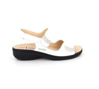 Mephisto MOBILS sandale femme GETHA BLANC (Système Taille Chaussures EU, Adulte, Femme, Numérique, Large, 36)