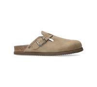 Mephisto Natthan Gris Clogs Homme en Cuir Lisse avec Boucle
