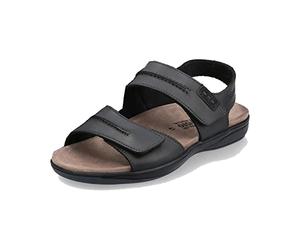 Mephisto SAGUN SCRATCH 3400 BLACK, sandales homme - Noir - Schwarz (BLACK SCRATCH 3400), 47 EU