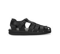 Mephisto Sam Sandale Fersenouverte En Cuir Autre Couleur Noir