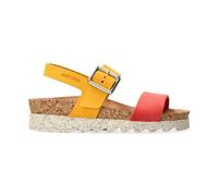 Mephisto - Sandal Ergonomique Rouge Jaune - Femme - Chaussures - Jaune - Taille: 38 EU