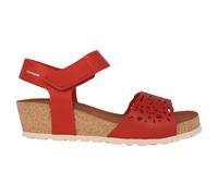 Mephisto - Sandale Compensée Raphaela Rouge - Femme - Chaussures - Rouge - Taille: 41 EU