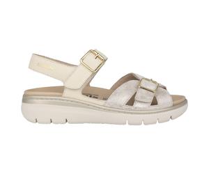 Mephisto - Sandale Ergonomique Large - Femme - Chaussures - Beige - Taille: 35 EU