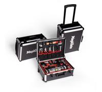 Mephisto Tools Coffre à Outils Trolley Boîte à Outils Set Premium Noir