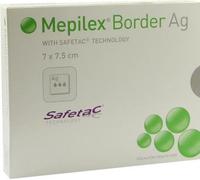 Mepilex Border Ag pansement mousse 7x7,5 cm 5 pces