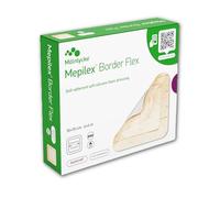 Mölnlycke Pansement Mepilex Border Flex - auto-adhésif mousse de silicone souple stérile 10 x 10 cm