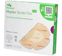 Mepilex Border Flex Lot de 5 bordures ovales 7,8 x 10 cm