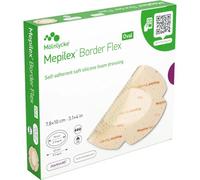 Mepilex Border Flex Oval Pansement Hydrocellulaire Siliconé Auto-Fixant