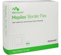Mepilex Border Flex pansement mousse adhérent 7,5x7,5 cm 10 pces