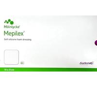 Mepilex Lot de 5 pansements en mousse de silicone souple 10 x 21 cm